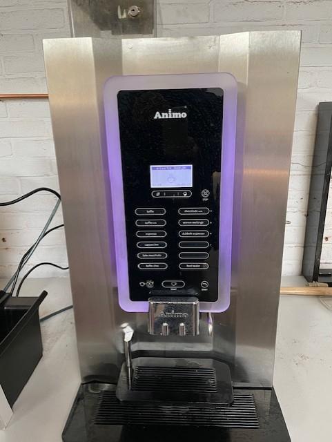 Koffiemachine Animo Optibean (bonen machine), Witgoed en Apparatuur, Niet ingevuld, Espresso apparaat, Niet ingevuld, Koffiebonen