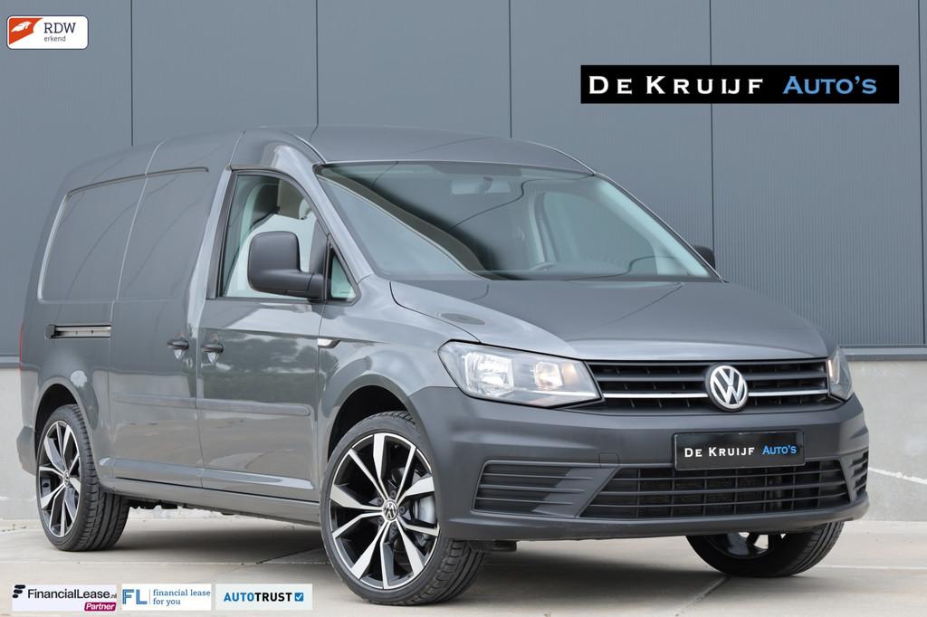 Volkswagen Caddy Maxi L2H1 185pk! Garantie Carplay Cam, Auto's, Stof, Gebruikt, Euro 6, 4 cilinders