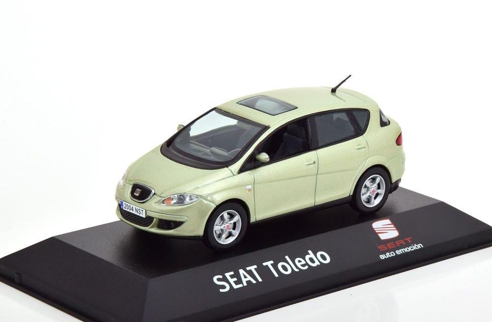 Seat Toledo 2004-2009 Groen metallic 1:43, Ophalen of Verzenden, Nieuw, Auto, Overige merken