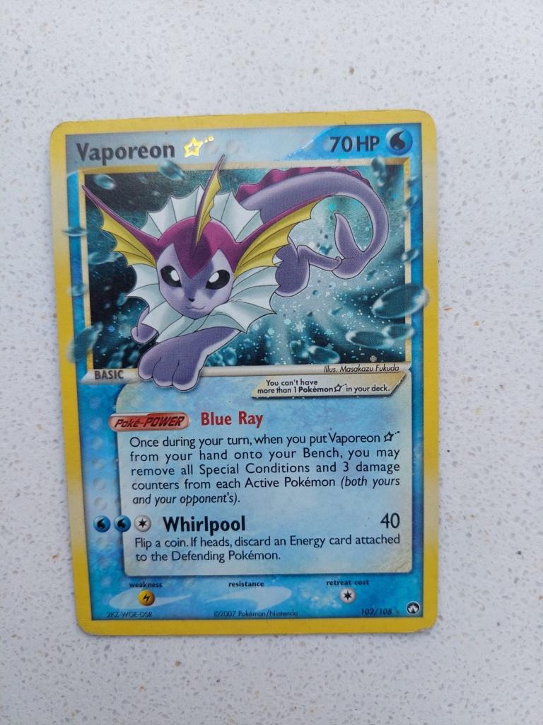 Pokemonkaart, Ophalen of Verzenden, Gebruikt, Losse kaart