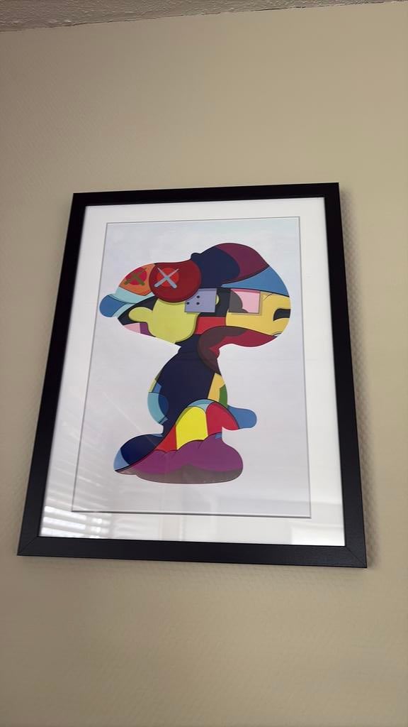 KAWS print, Ophalen of Verzenden