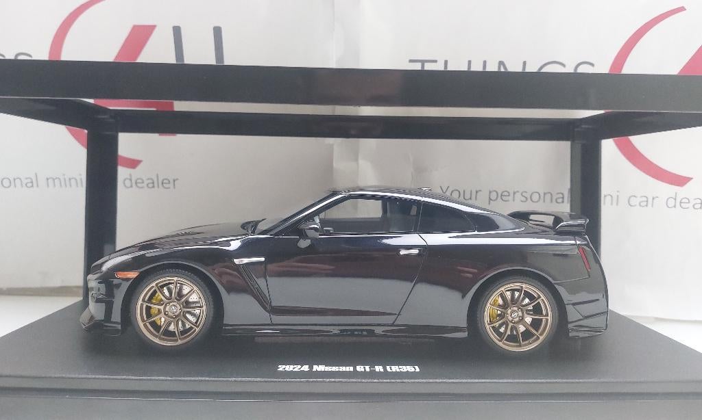 GT Spirit 1:18 Nissan GT-R T-Spec Takumi Edition 2024 violet, Ophalen of Verzenden, Nieuw, Auto, Overige merken