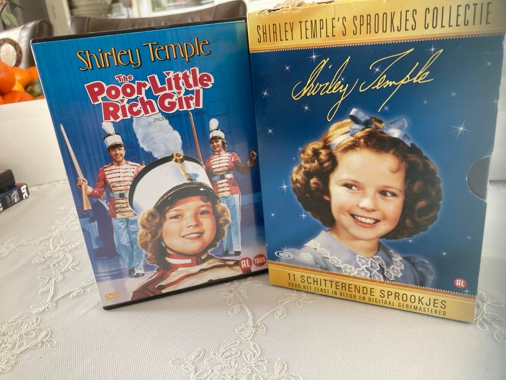 Shirley Temple DVD's: The Poor Little Rich Girl en Boxset, Alle leeftijden, Ophalen of Verzenden, Gebruikt, Boxset