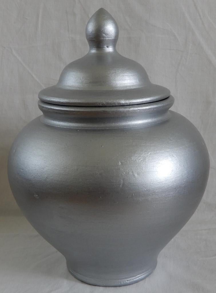 Urn Zilver - Kleur ( Verdeel Urn ), Ophalen of Verzenden, Nieuw