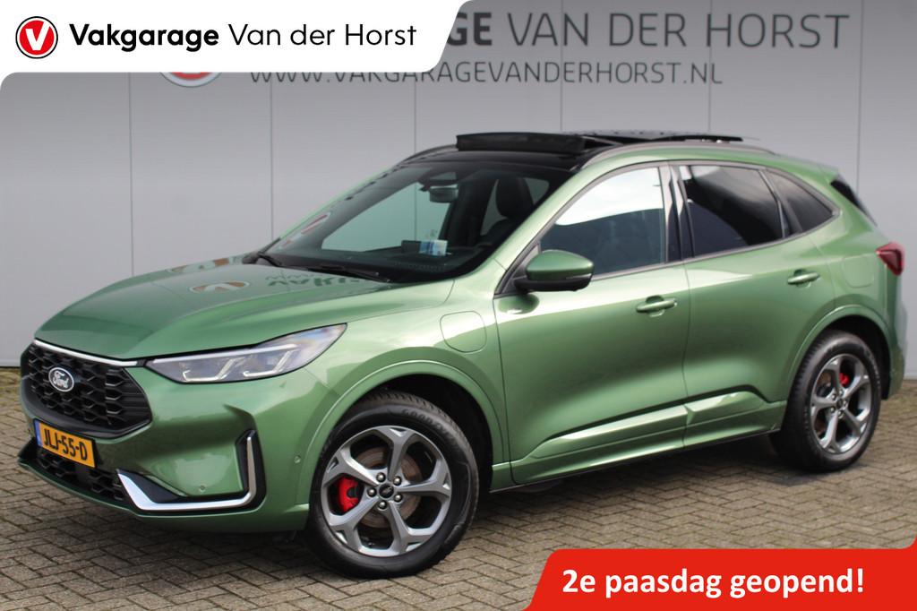 Ford Kuga 2.5-243pk PHEV ST-Line X. Trekgewicht 2.100kg. Nie, 12 maanden, 14 kWh, Gebruikt, Leder