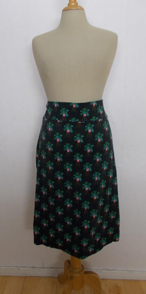 Grappig kamerplanten print rokje van Tante Betsy! M, Kleding | Dames, Rokken, Gedragen, Maat 38/40 (M), Groen, Knielengte, Verzenden