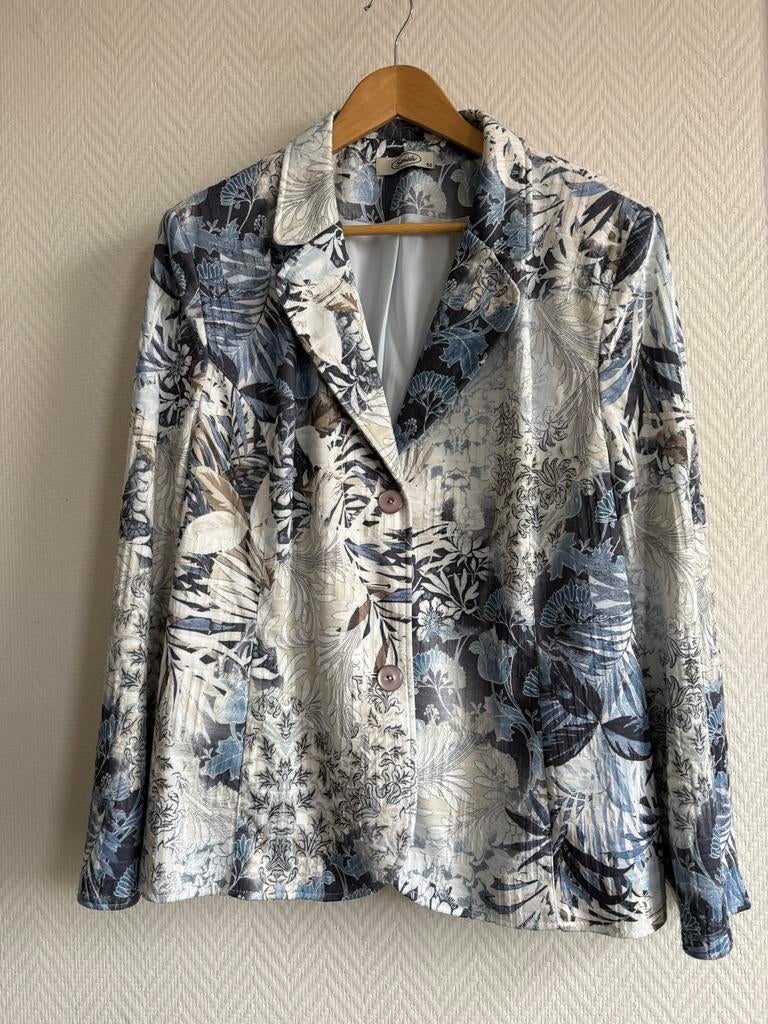 Sensia blazer maat 48/50, Kleding | Dames, Blauw, Maat 46/48 (XL) of groter, Nieuw, Ophalen of Verzenden