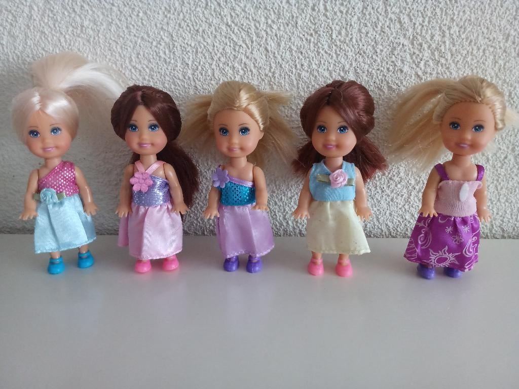 5 ZURU Sparkle Girlz Little Friends Popjes, Ophalen of Verzenden, Zo goed als nieuw