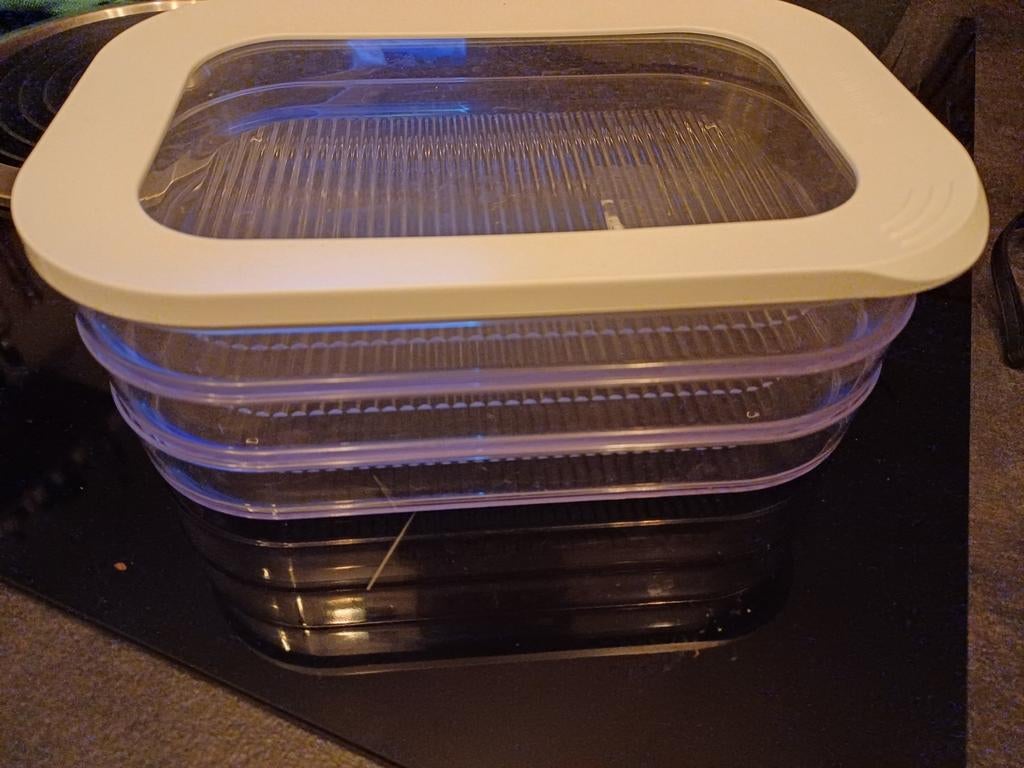 3 laagse vleeswaren dozen, Ophalen of Verzenden, Zo goed als nieuw