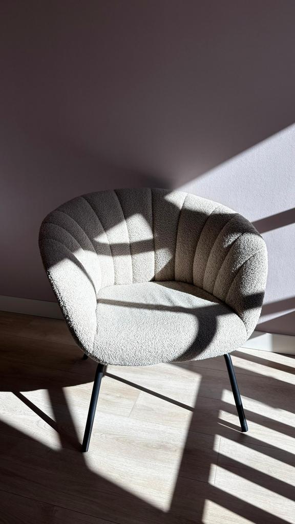 Fauteuil Tulipa Zand, Huis en Inrichting, Stoelen, Ophalen, Zo goed als nieuw, Eén