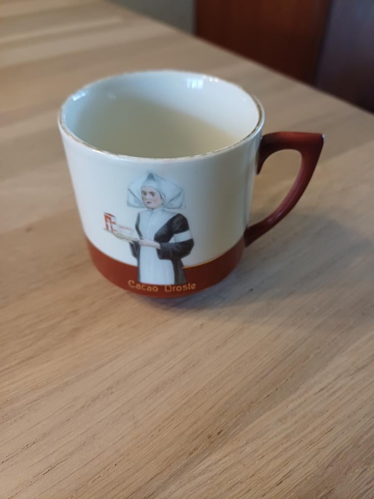 Vintage Droste Cacao Chocolade Kopje - Verzamelobject, Ophalen of Verzenden