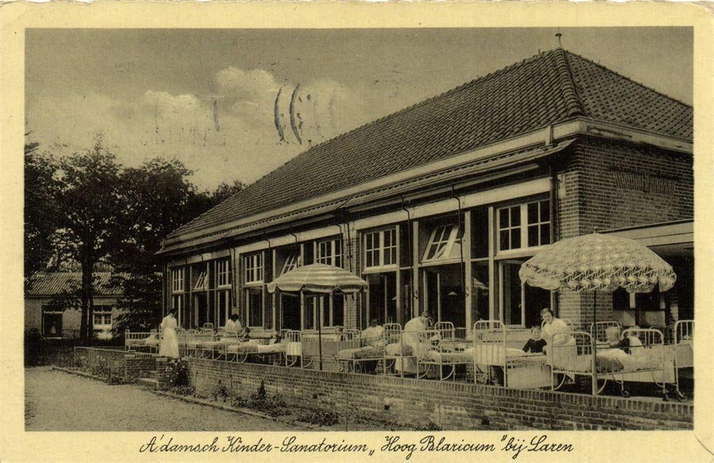 A'damsch Kinder-Sanatorium, Hoog Blaricum bij Laren - 1938, Verzenden, 1920 tot 1940, Gelopen, Noord-Holland