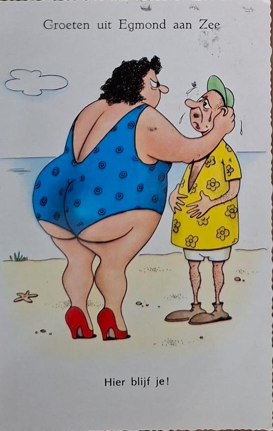 Groeten uit Egmond- Hier Blijf Je 1965, Verzenden, 1960 tot 1980, Gelopen, Overige thema's