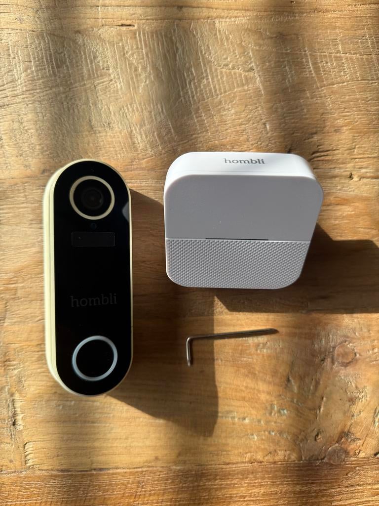 Hombli Smart Deurbel met Chime, Accu & Oplaadkabel, Huis en Inrichting, Deurbellen, Verzenden, Bewegingsdetectiesensor, Gebruikt