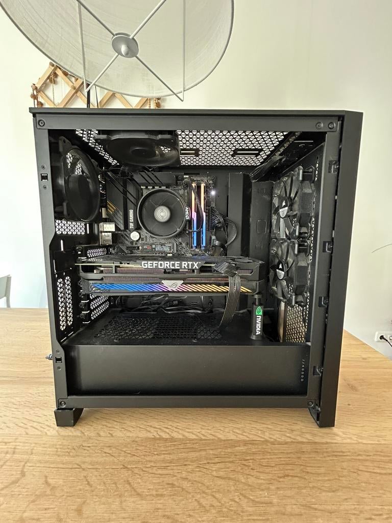 Game PC (RTX 3060ti oc & ryzen 5 5600x), Ophalen, 32 GB, AMD Ryzen 5, Zo goed als nieuw