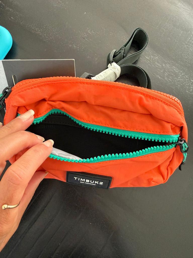 Timbuk2 heuptas - Oranje met turquoise rits, Ophalen of Verzenden, Nieuw, Oranje, Overige merken