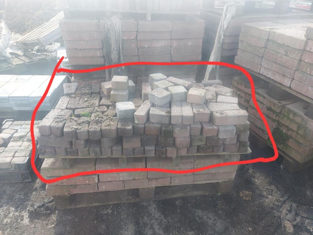 Circel stenen, Tuin en Terras, Ophalen, Beton, Klinkers