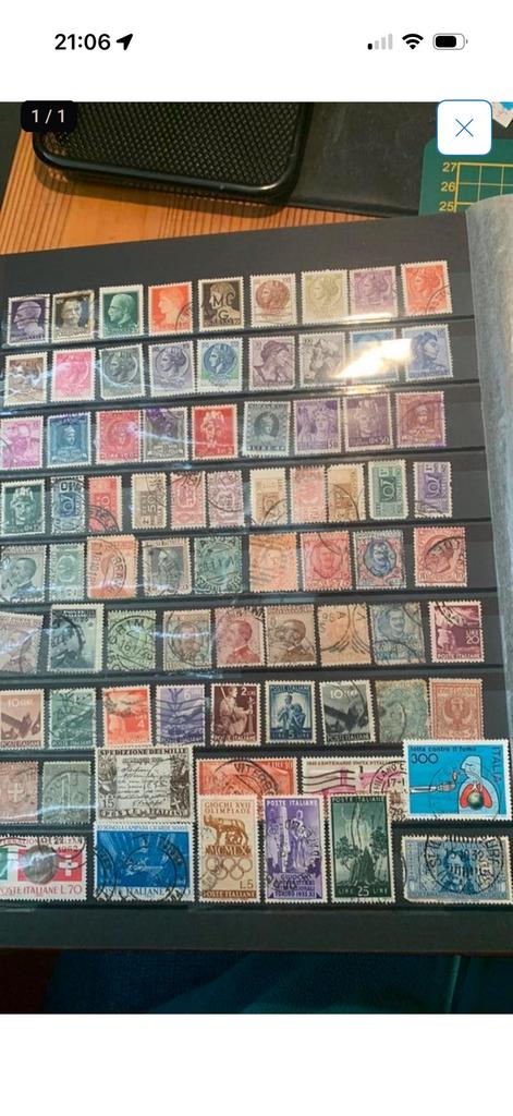 Mooie postzegels Italie, Verzenden