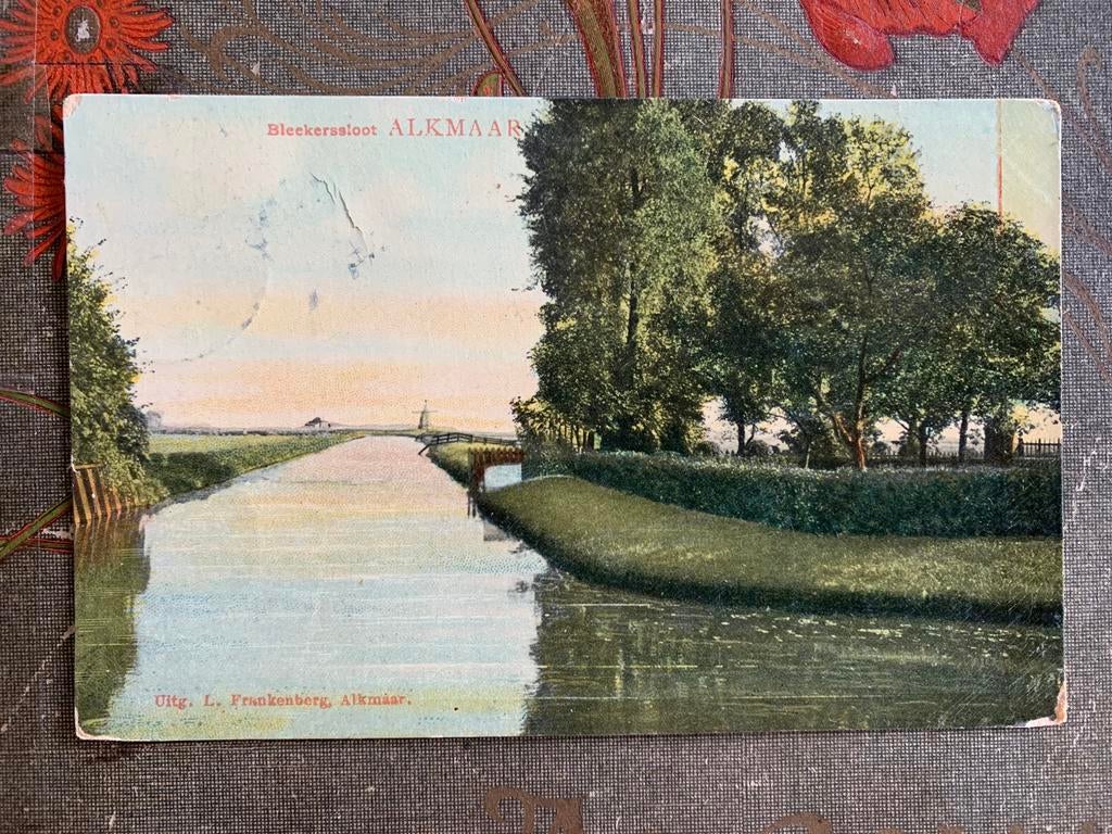 1913 Alkmaar - Bleekerssloot (KA), Ophalen of Verzenden, Voor 1920, Gelopen, Noord-Holland