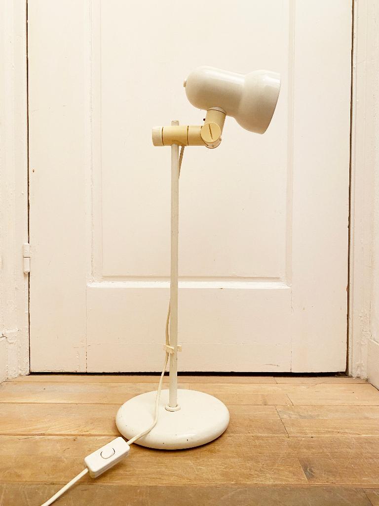 Vintage Space Age Mid-Century tafel-/ bureaulamp, Gebruikt, 50 tot 75 cm, Metaal, Ophalen