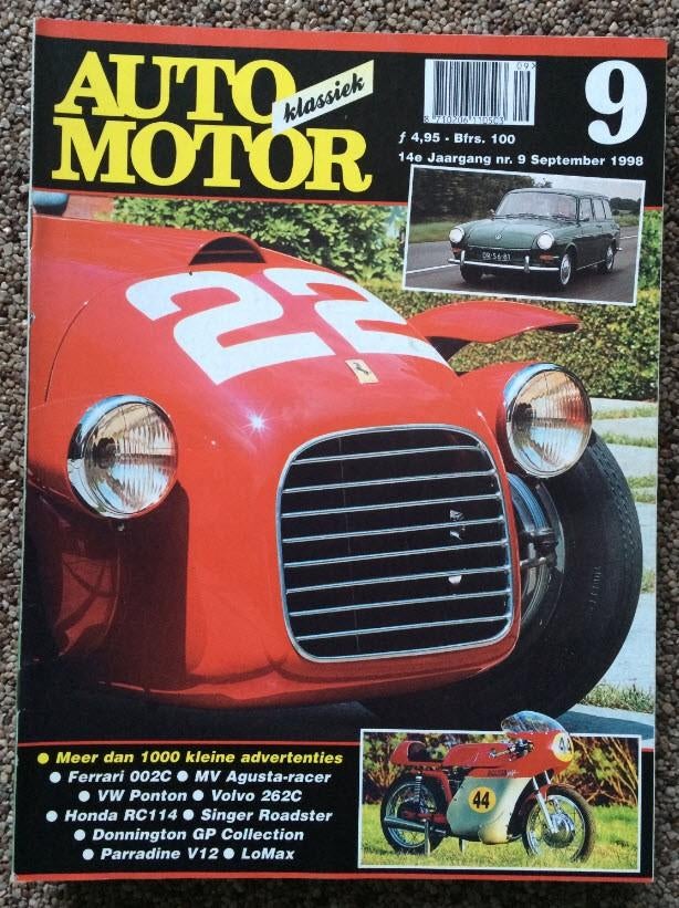 AMK: Volvo 262C, LoMax, VW Ponton, Ferrari 002C, Singer, Ophalen of Verzenden, Zo goed als nieuw, Algemeen