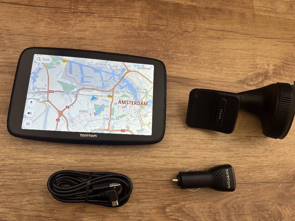 Tomtom GO Exclusive World Camper 7inch met LifeMaps-Traffics, Auto diversen, Autonavigatie, Ophalen of Verzenden, Gebruikt