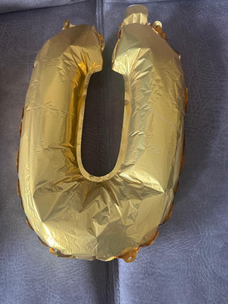 cijfer ballon, Ophalen, Zo goed als nieuw, Versiering, Verjaardag