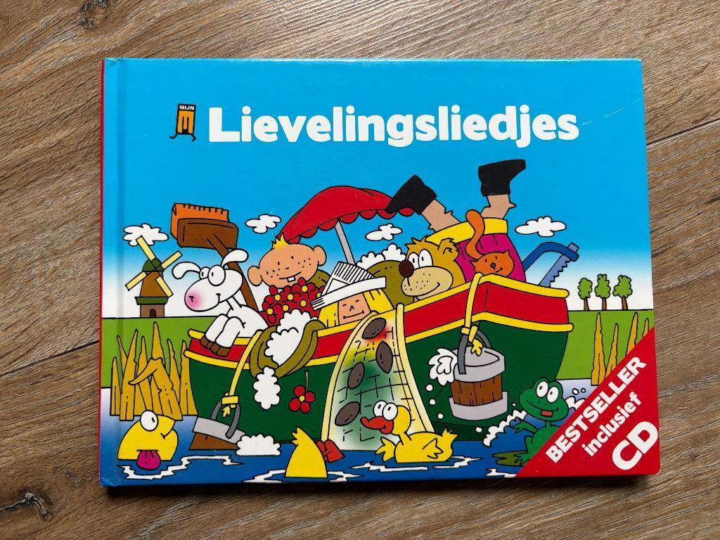 boekje + cd: Lievelingsliedjes, Gelezen, Fictie algemeen, Jongen of Meisje, Ophalen of Verzenden