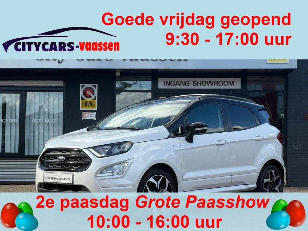 Ford EcoSport 1.0 EcoBoost ST-Line Black automaat 125 pk nav, Gebruikt, Ecosport, Wit, Bedrijf