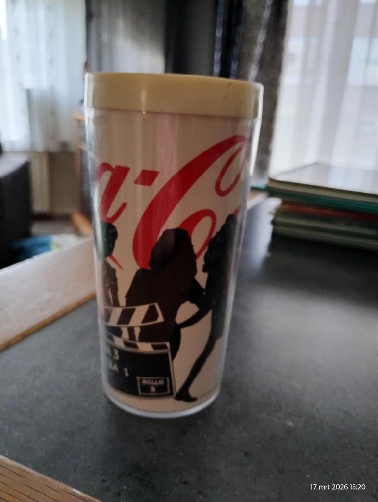 Coca cola drinkbeker, Verzamelen, Retro, Ophalen of Verzenden, Overige typen