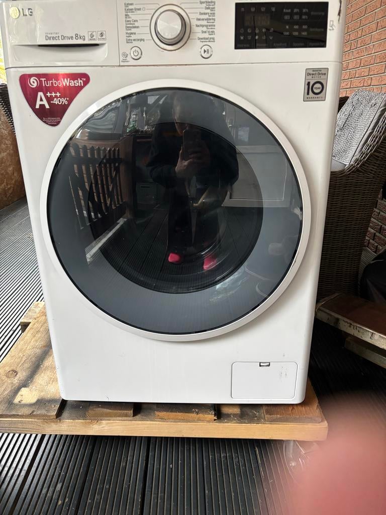 LG Direct Drive 8kg wasmachine, Witgoed en Apparatuur, Wasmachines, Ophalen, 1200 tot 1600 toeren, Gebruikt, 8 tot 10 kg