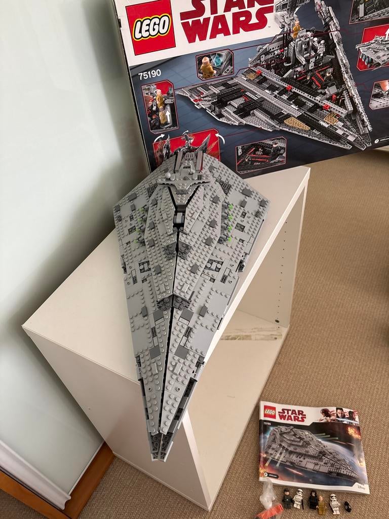 Lego Star Wars 75190 First Order Star Destroyer, Star Wars, Lego, Ophalen of Verzenden, Zo goed als nieuw