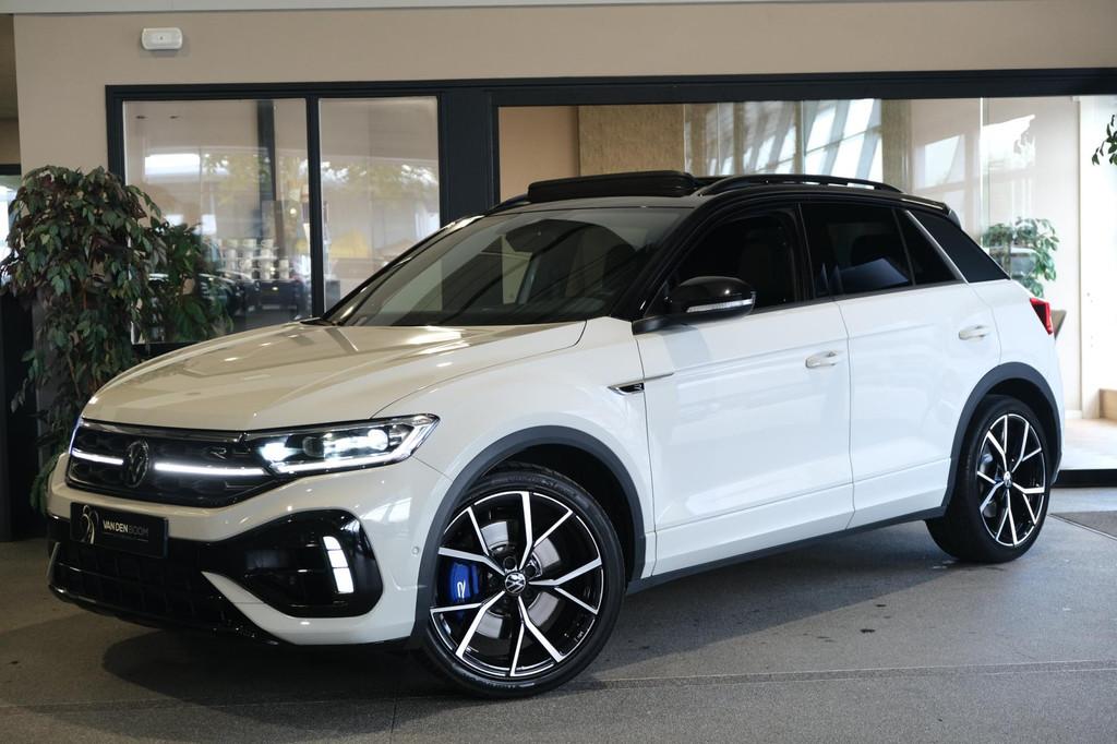 Volkswagen T-Roc 2.0 TSI 4Motion R 300PK Facelift Pano Leder, Auto's, Automaat, Gebruikt, Zwart, 4 cilinders