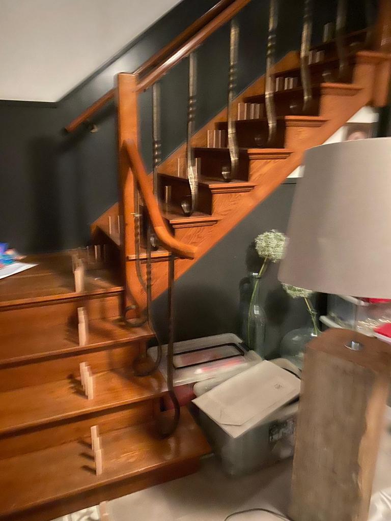 Stalen trap spijlen, Doe-het-zelf en Verbouw, Ladders en Trappen, Ophalen