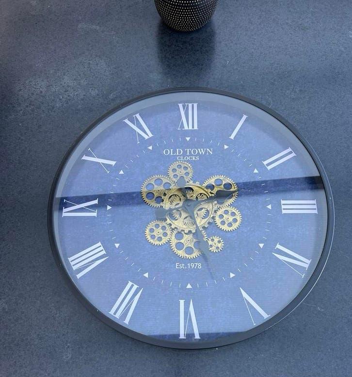 Grote wandklok Old Town Clocks, Ophalen, Gebruikt, Analoog, Wandklok