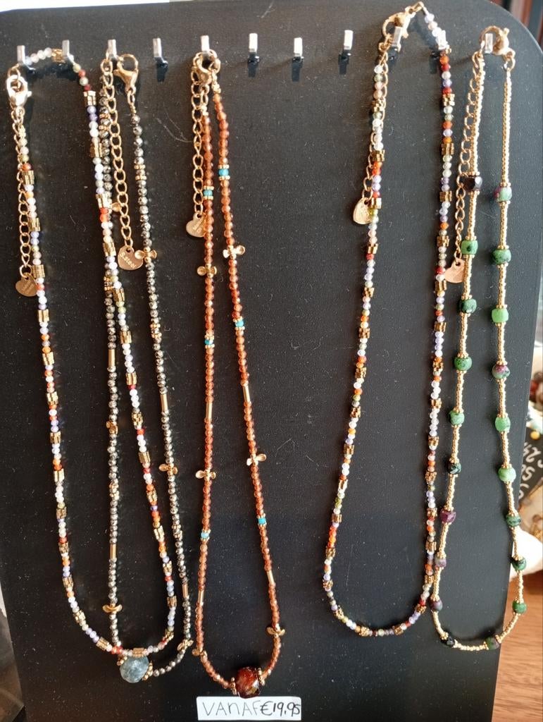 Kettingen Indiase stijl glinsterend, G, Ophalen of Verzenden, H, Steen of Mineraal