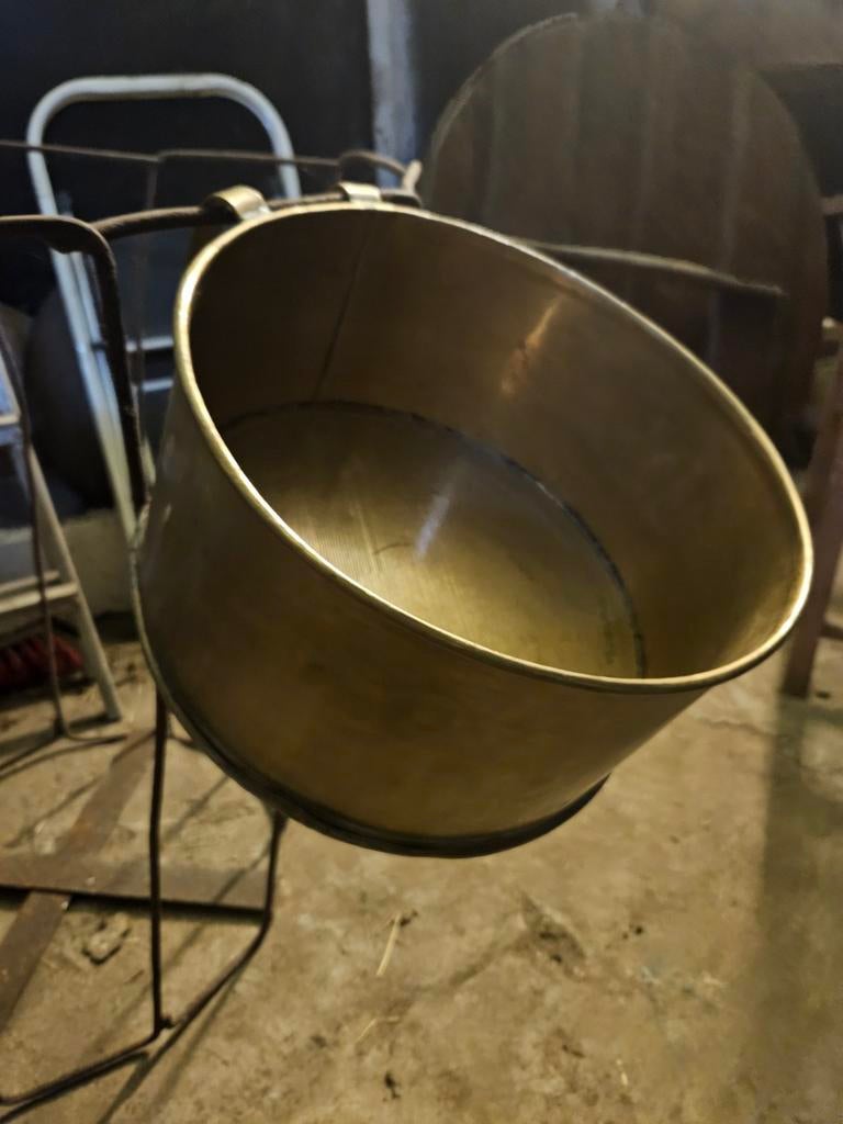 Koperen zeef, Antiek en Kunst, Curiosa en Brocante, Ophalen