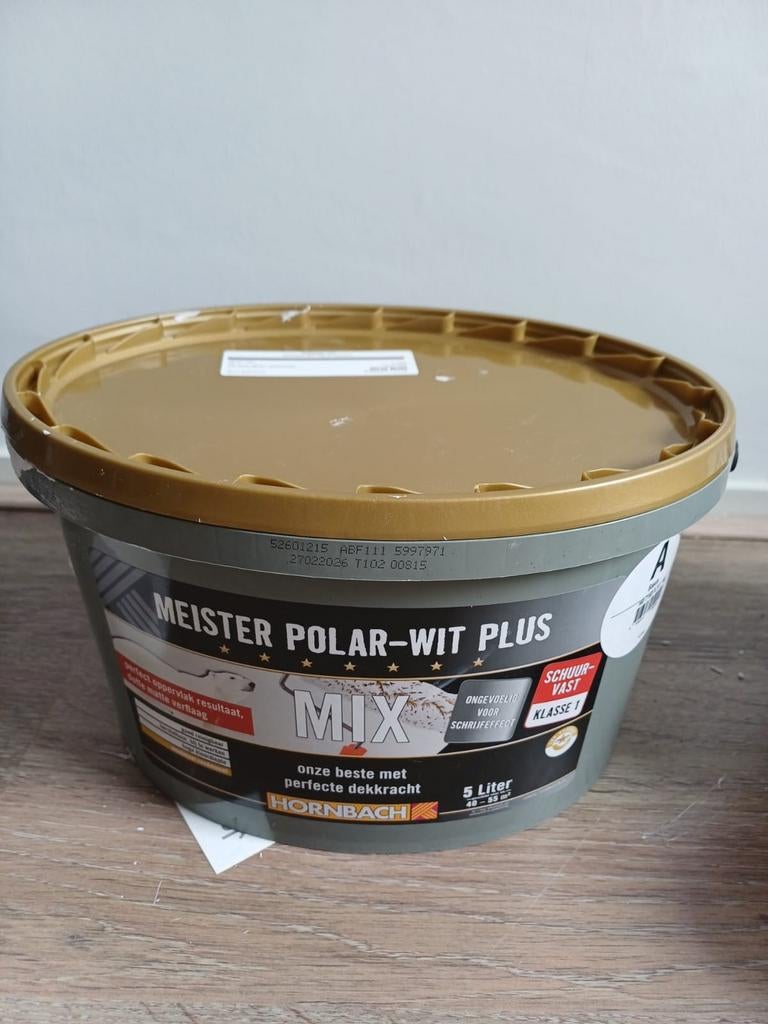 HORNBACH Muurverf Vleugje Aarde (licht grijs), Ophalen, Gebruikt, Overige kleuren, Verf