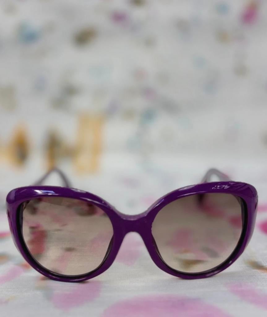 Dior meisjes paarse zonnebril met logo, Dior, Verzenden, Customercare@dior.com, Zo goed als nieuw