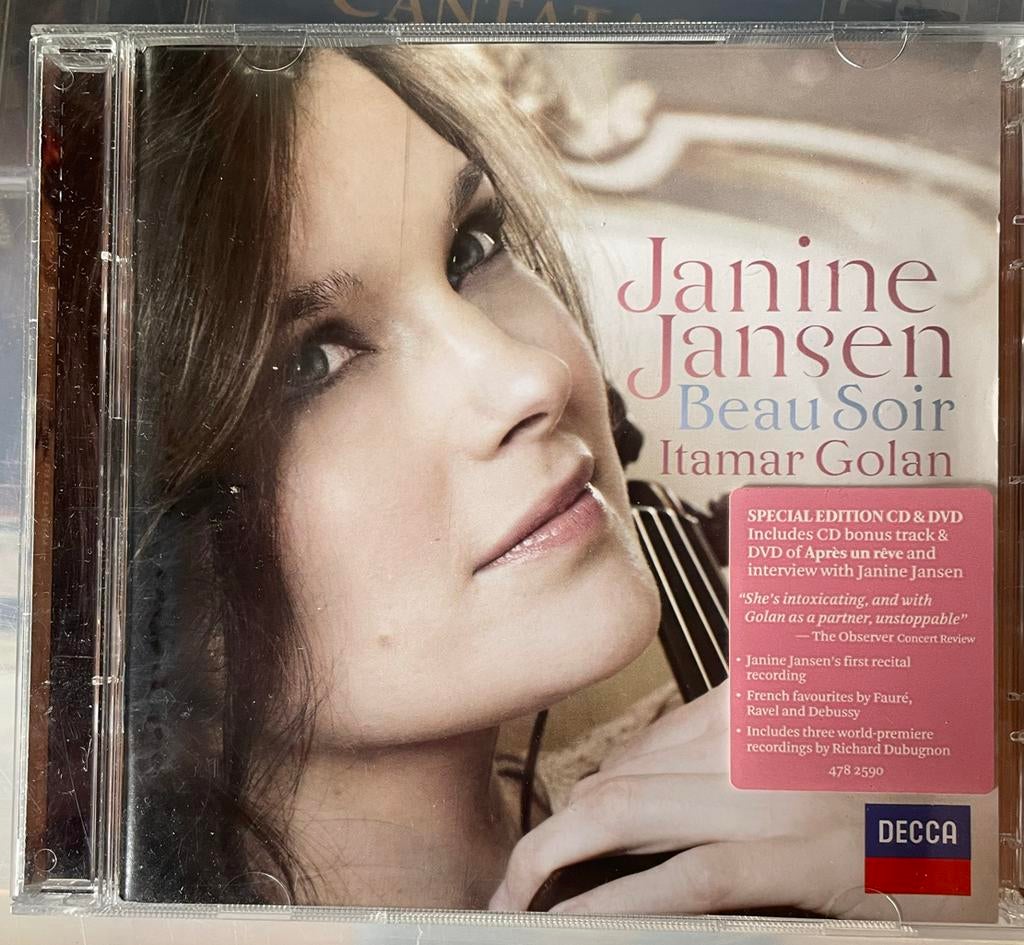 Janine Jansen - Beau Soir (CD & DVD) - Klassieke Muziek, Kamermuziek, Boxset, Modernisme tot heden, Ophalen of Verzenden