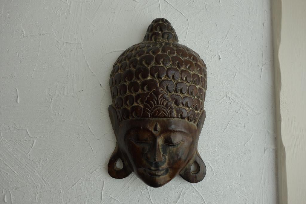 Masker houtsnijwerk, Ophalen of Verzenden, Hout, Masker