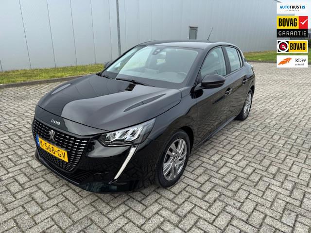 Peugeot 208 1.2 PureTech Active , Airco, Navigatie, Voorwielaandrijving, Euro 6, 1199 cc, Zwart