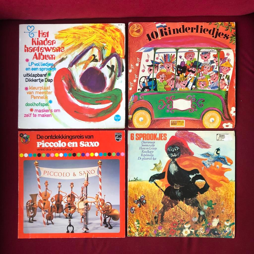 8 Elpees voor kinderen / kinderelpees lp’s, Ophalen of Verzenden, Zo goed als nieuw