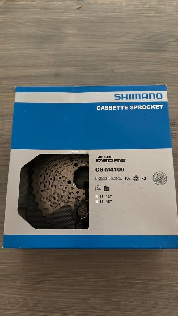 Shimano Deore Cs-M4100 cassette 10speed, Ophalen of Verzenden, Zo goed als nieuw
