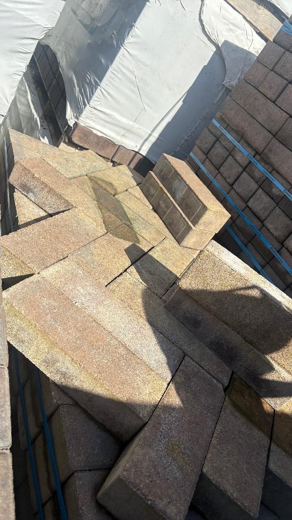 longstone bond genuanceerd 24m2, Klinkers, Ophalen of Verzenden, Zo goed als nieuw, 10 m² of meer