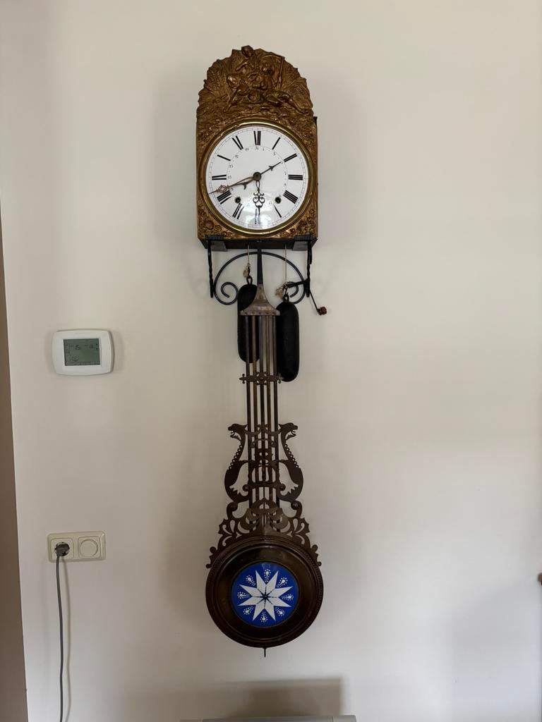 Mooi oude comtoise klok, Antiek en Kunst, Antiek | Klokken, Ophalen of Verzenden