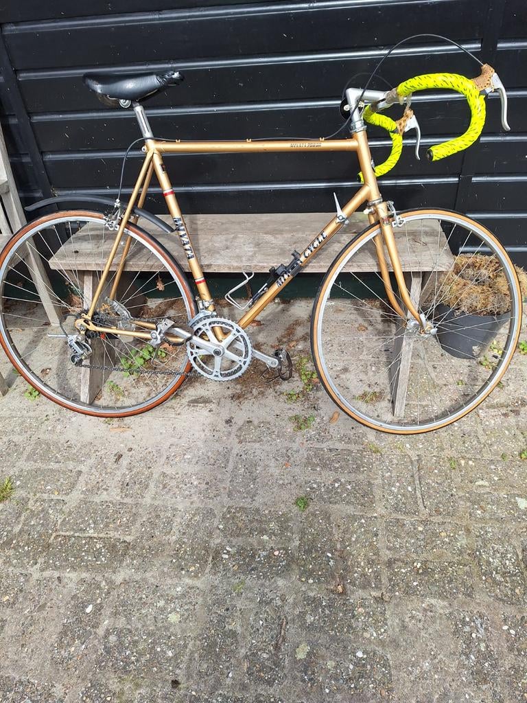 Oldtimer racefiets, Fietsen en Brommers, Fietsen | Oldtimers, 59 cm of meer, Ophalen
