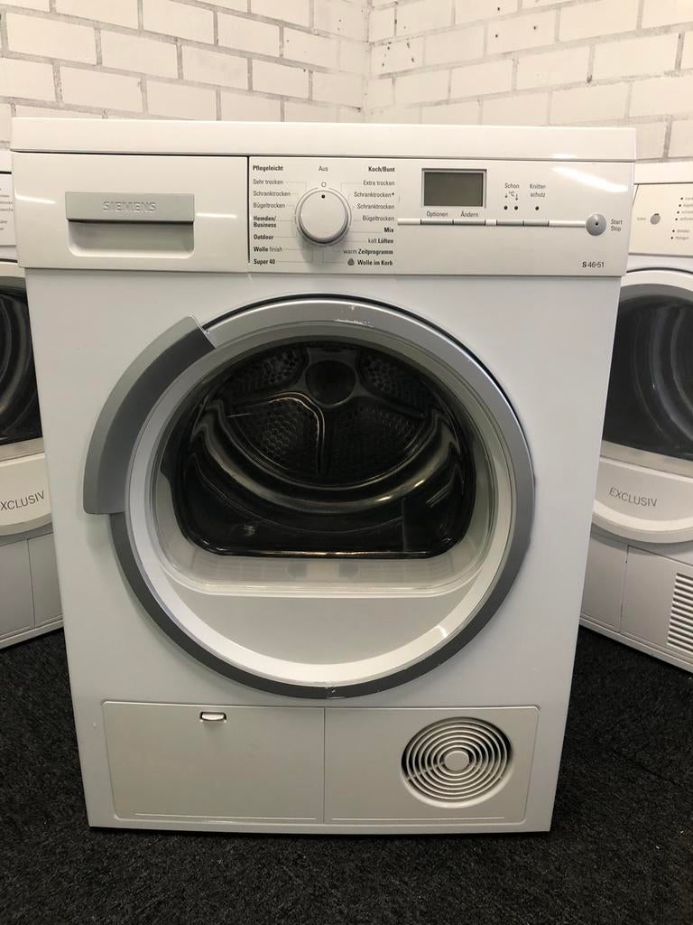 DAG AANBIEDING €189 Condensdroger Siemens iQ700 garantie, Ophalen, Minder dan 85 cm, 8 tot 10 kg, Zo goed als nieuw