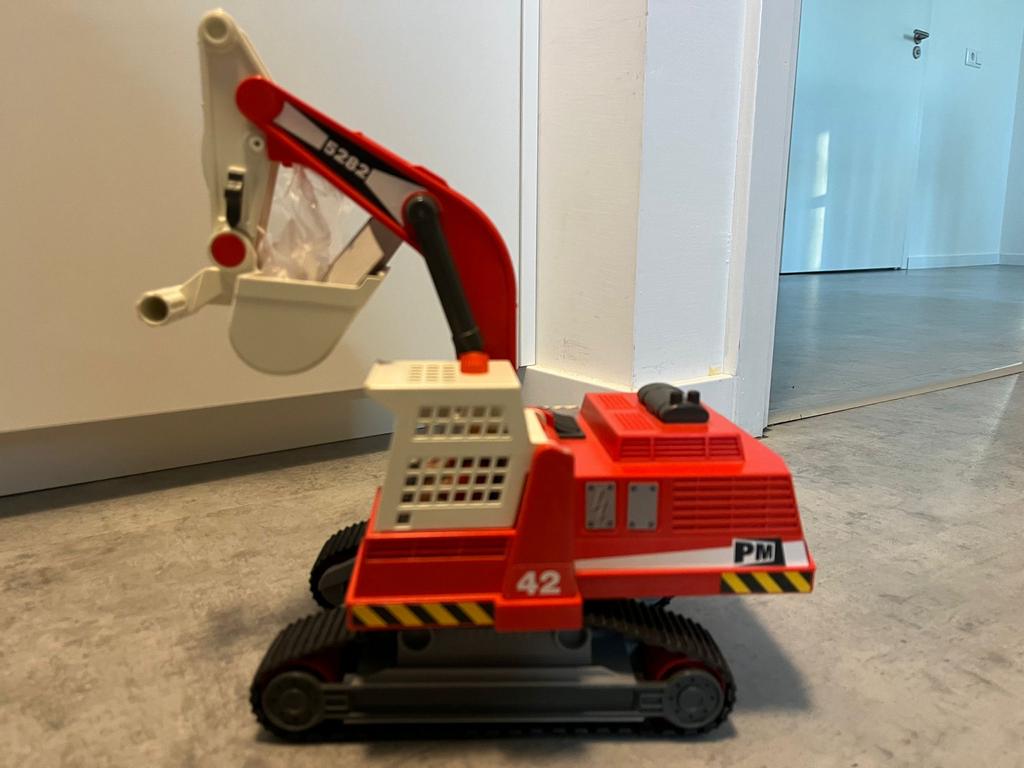 Playmobil City Action grote graafmachine 5282, Ophalen of Verzenden, Gebruikt, Complete set