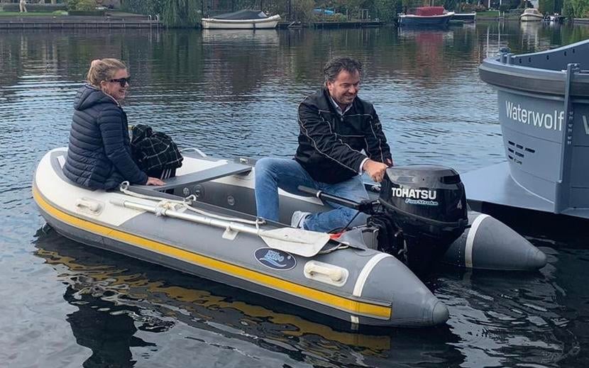 Rubberboot met Tohatsu 8pk buitenboordmotor - Goede staat, Watersport en Boten, Gebruikt, Benzine, Minder dan 70 pk, Overige materialen